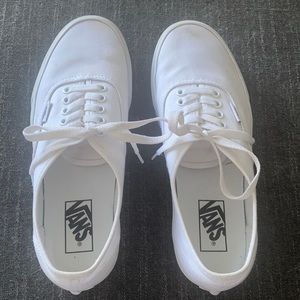 Womens Authentic White Vans